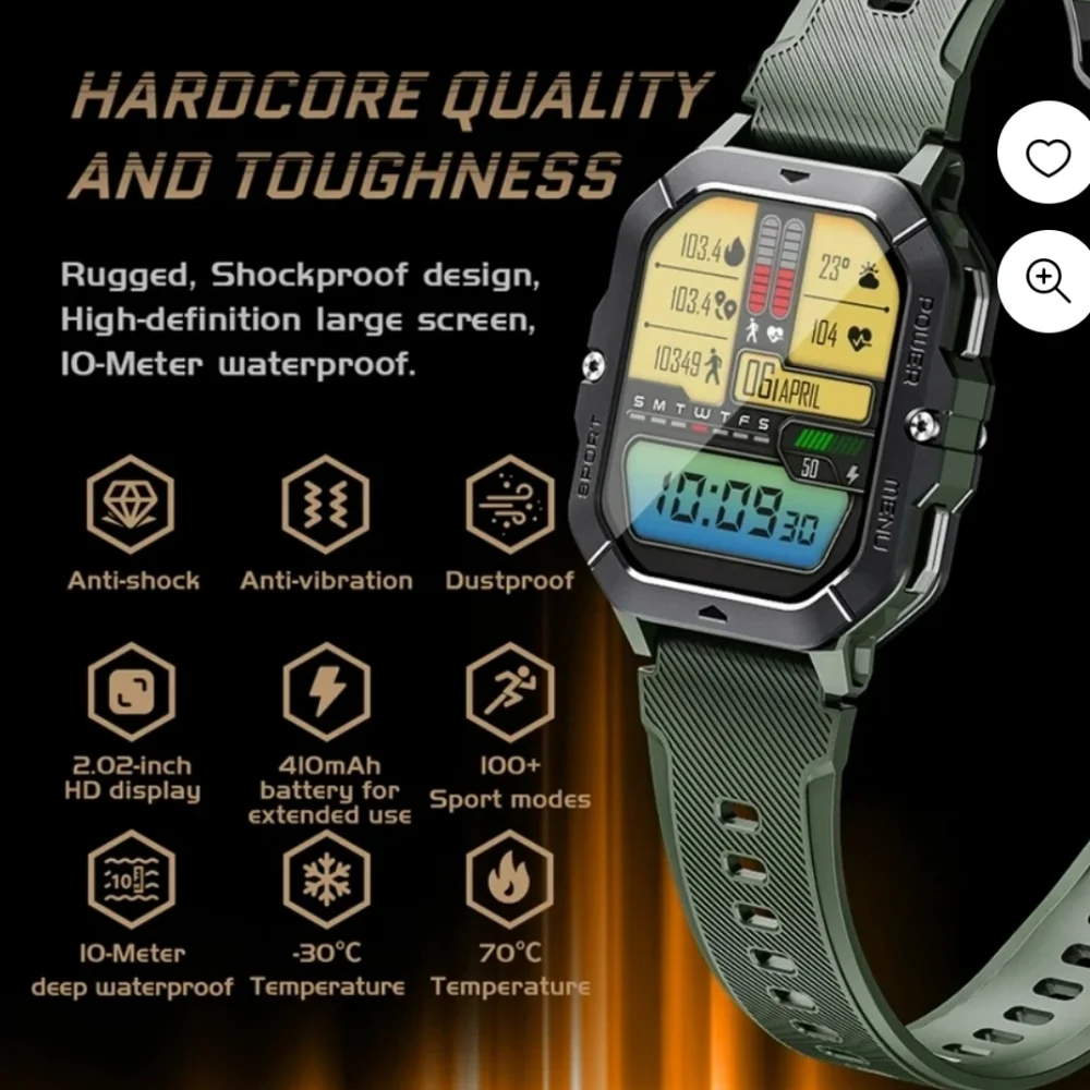 Unisex fitness smart watch